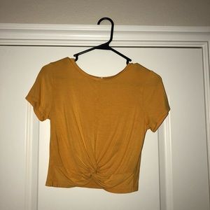 Yellow croptop